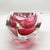 Multifaceted Triangular Ashtray or Catch-All in Pink Murano Glass attributed to Flavio Poli for Seguso, Italy, 1960s For Sale - Image 6 of 9