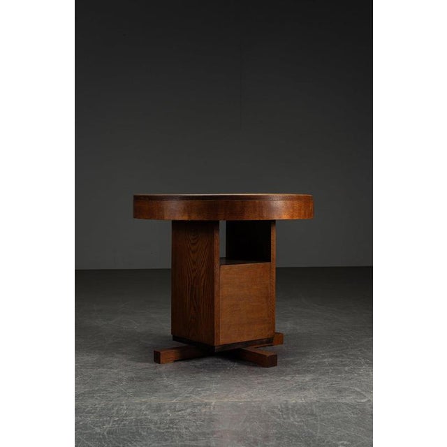 1920s Architectural Side Table period: 1920sorigin: The Netherlands dimensions (cm): h63 x w69 x d69 cm material: wood I...