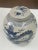 1970s Asian Blue/White 9" Ginger Jar in Porcelain For Sale - Image 4 of 4
