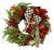 MacKenzie-Childs Deck the Halls 24" Round Christmas Wreath For Sale