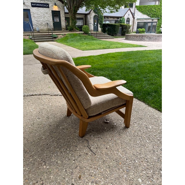 Grégoire Lounge Chair by Guillerme Et Chambron, France 1960s For Sale - Image 11 of 11