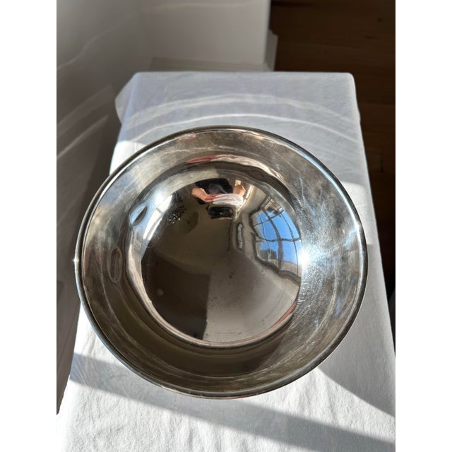 Vintage Fisher Sterling Silver Paul Revere Style Trophy Bowl - 423 G For Sale - Image 4 of 10