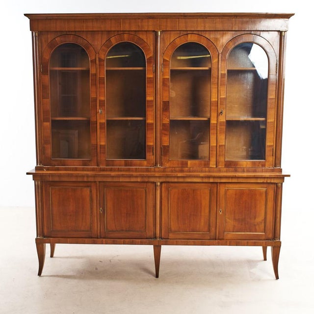 Vintage Bookcase in Walnut For Sale - Image 13 of 13