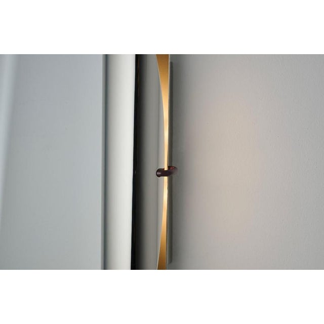 Lové wall lamp by jennifer midoz dimensions: d 6 x w 8,5 x h 70 cm materials: white nickel or pale gold on polished and...