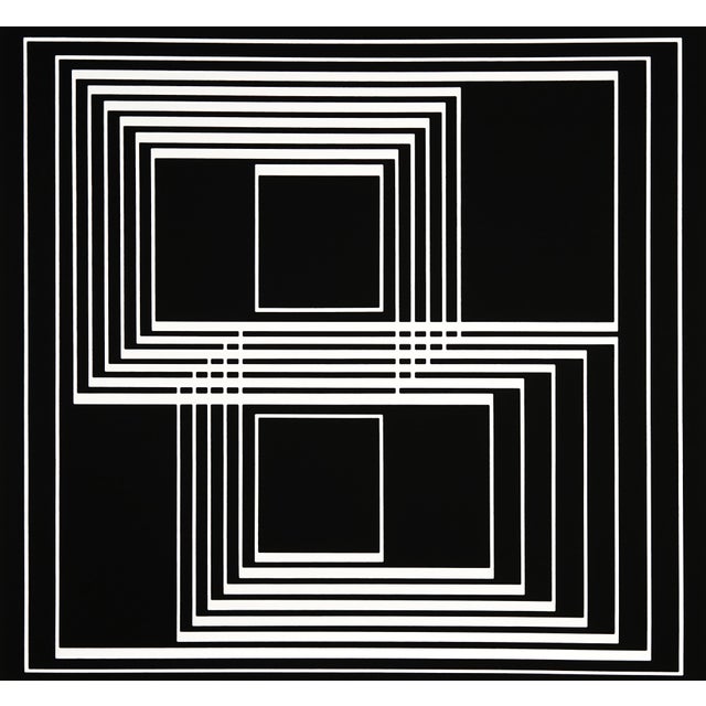 "Graphic Tectonic: Seclusion" serigraph by Josef Albers from the monumental "Formulation : Articulation" published by...