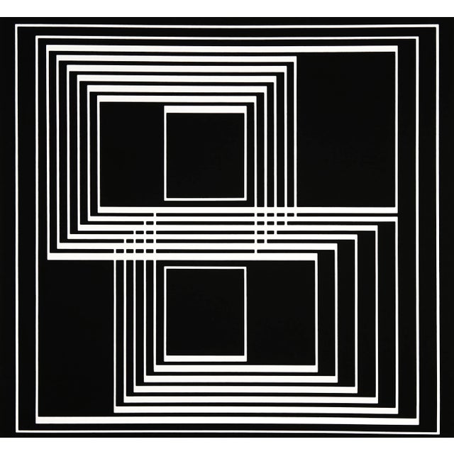 "Graphic Tectonic: Seclusion" serigraph by Josef Albers from the monumental "Formulation : Articulation" published by...