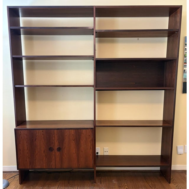 Mid 20th Century Danish Rosewood Mid Century Shelving Unit, Adjustable For Sale - Image 5 of 14