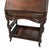 Queen Anne Vintage Mahogany Drop-Front Secretary Desk With Carved Gallery & Lower Shelf For Sale - Image 3 of 10
