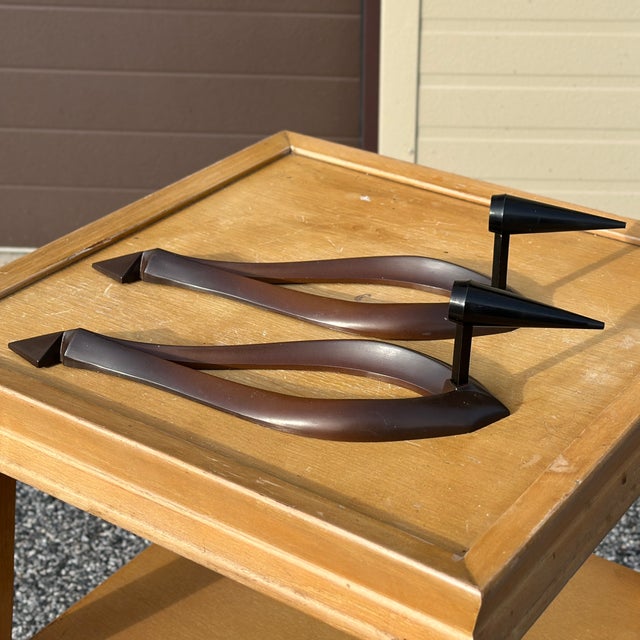 Syroco Mid-Century Modern Syroco Candle Sconces - a Pair For Sale - Image 4 of 12