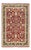 Mogul, One-of-a-Kind Hand-Knotted Area Rug - Red, 4' 2" x 6' 3" For Sale