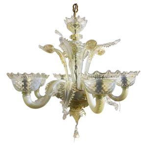 Murano Glass Chandelier, 1940s