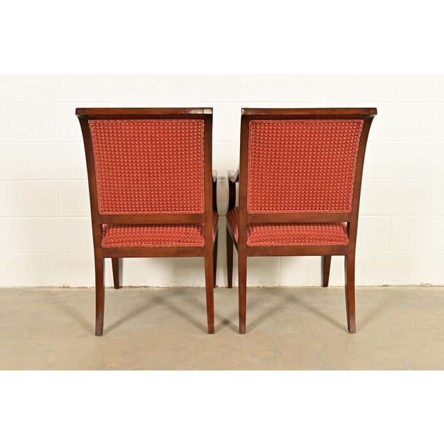 Smith & Watson Regency Carved Mahogany Dining Chairs, Set of Six For Sale - Image 13 of 14