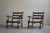 Set of Vintage Modern Danish Sculptural Armchairs in Oak and Papercord, 1940s For Sale - Image 16 of 18