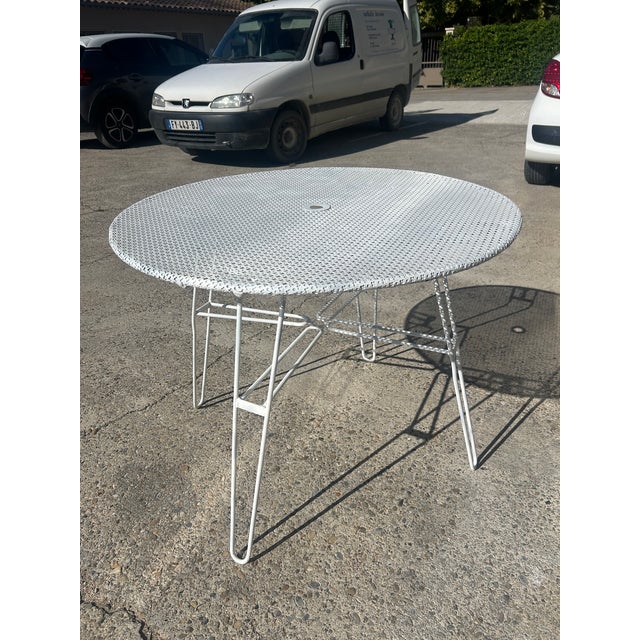 Garden Table attributed to Mathieu Mategot, 1950s For Sale - Image 12 of 12