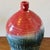 Vintage Hand Thrown California Studio Pottery Vessel in Red and Turquoise by Jean Bliss Measures approx: 11H x 5.5D Please...