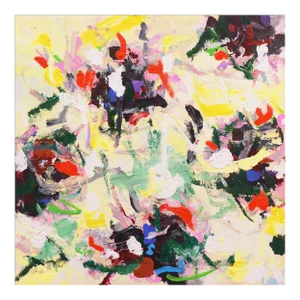 'Action Abstract', 1980's American School Oil