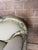 French Provincial French Louis XV Corbeille Settee With Original Distressed Patina and Shell Crest For Sale - Image 3 of 18