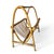 Franco Albini Style Mid 20th Century Bentwood Bamboo & Rattan Magazine Rack For Sale - Image 11 of 11