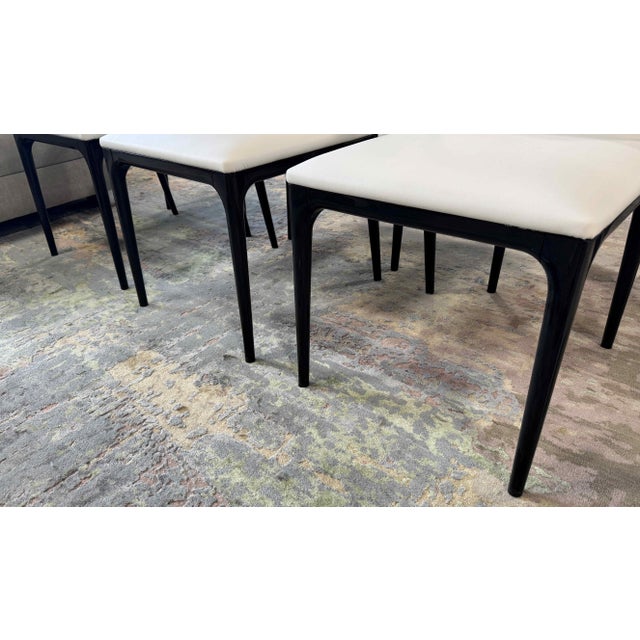 Costantini Pietro Modern Leather Dining Chairs - Set of 6 For Sale - Image 16 of 18