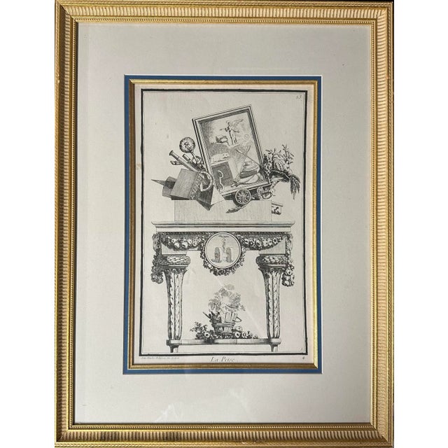 Wood Set of 8 Framed 18th-Century Engravings For Sale - Image 7 of 12