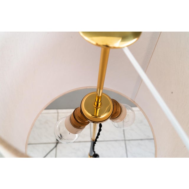 Floor Lamp with Fabric Shade by Rupert Nikoll, Vienna, Austria, 1950s For Sale - Image 16 of 18