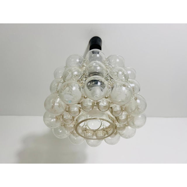 1960s Bubble Glass Pendant Lamp by Helena Tynell for Glashütte Limburg, 1960s For Sale - Image 5 of 11