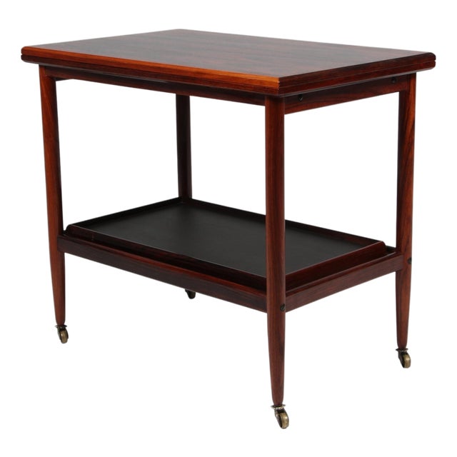 Vintage Bar Cart by Ole Wanscher, 1960s For Sale