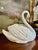 Large White Ceramic Swan Centerpiece Jardinière For Sale - Image 4 of 10