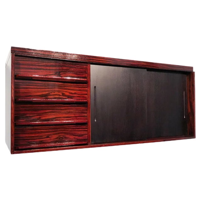 Mid-Century Italian Macassar Ebony Sideboard, 1950s For Sale