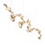 Gold Dune 20 Spiral Chandelier with Shades in Gold Metallic Tone by Daniel Becker for Moss Objects For Sale - Image 8 of 8