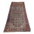 Antique Persian Malayer Rug, Handwoven All Over Geometric Pattern, Navy & Red, 6’ X 12’ For Sale