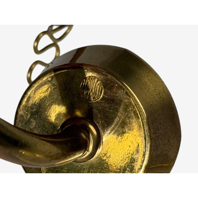 Mauri Almari, Wall Lights, Brass, Glass, Finland, 1960s For Sale - Image 10 of 10