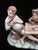 Capodimonte Large Porcelain Cheaters Boys Playing Cards Signed Pucci Figurine For Sale - Image 11 of 14