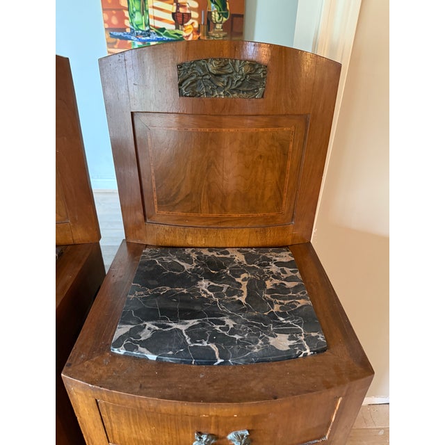 1900-1909 Pair Art Nouveau Nighstands/Cabinets For Sale In Houston - Image 6 of 11
