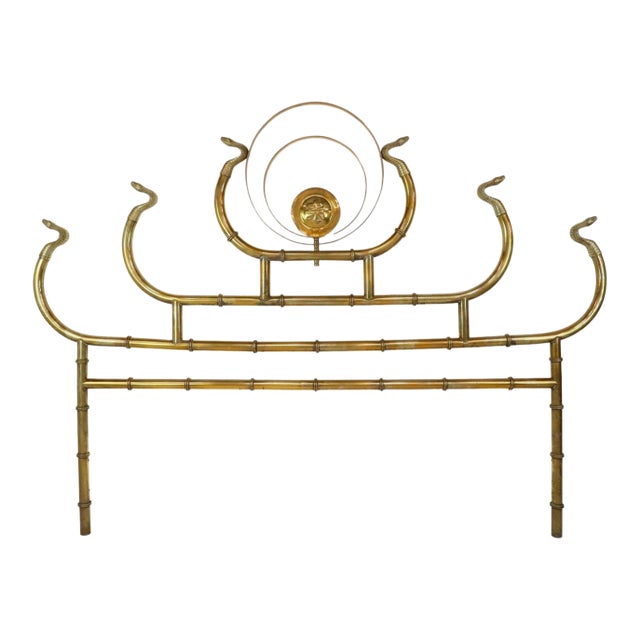 1960s Big Size Cobra Headboard Attributed to Arturo Pani For Sale