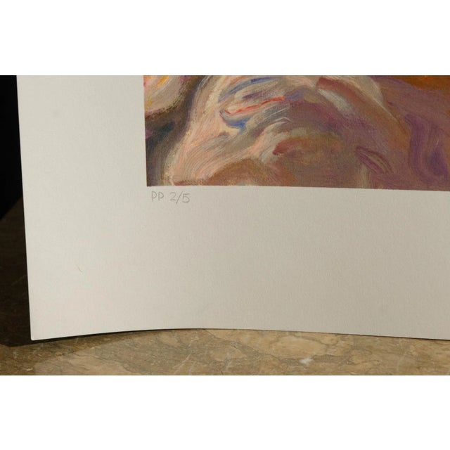 1990s José Royo "Armonía" Hand-Signed Printer's Proof Serigraph 2/5, Certificate Included For Sale In Denver - Image 6 of 6