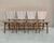 Norwegian Dining Chairs with Geometric Design, 1980s, Set of 4 For Sale - Image 15 of 15