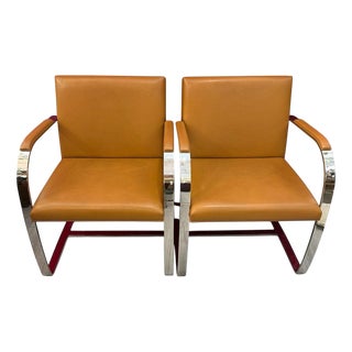 Set of BRNO Chairs by Mies Van Der Rohe, 1980 For Sale