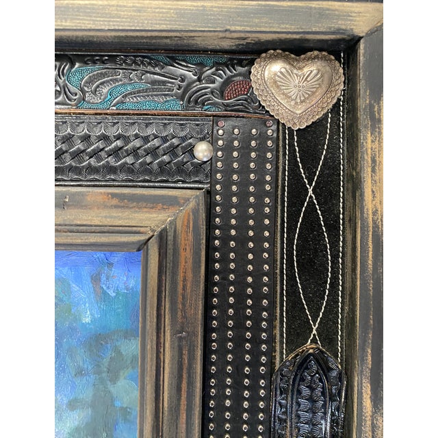 2020s "Out of the Mist" ~ Lorie Batson Original Oil Painting. A Group of Horses at Dawn as the Mist Is Rising Off the Pond. For Sale - Image 5 of 17