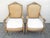 Wood Pair of Antique French Louis XVI Style Giltwood Armchairs For Sale - Image 7 of 18