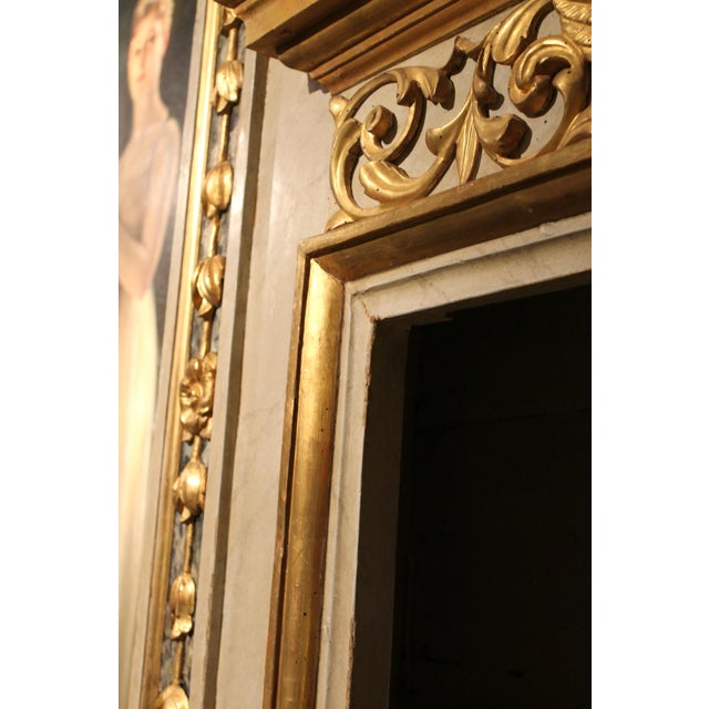 Italian Neoclassical Faux Marble Lacquer and Giltwood Open Shelves Cabinets, Set of 2 For Sale - Image 10 of 18