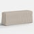 Slipcover for Stoffer Home x Cloth & Company for Lindy Slipcover Dining Bench in Jane Stripe Mauve For Sale In Chicago - Image 6 of 6