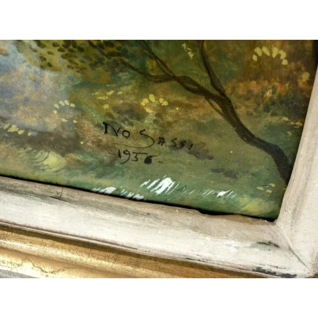 Italian Ceramic Tiles Landscape Pottery by Ivo Sassi, 1950s For Sale - Image 6 of 12