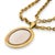 Early 20th Century Victorian 18k Yellow Gold Lyre Necklace For Sale In Los Angeles - Image 6 of 6