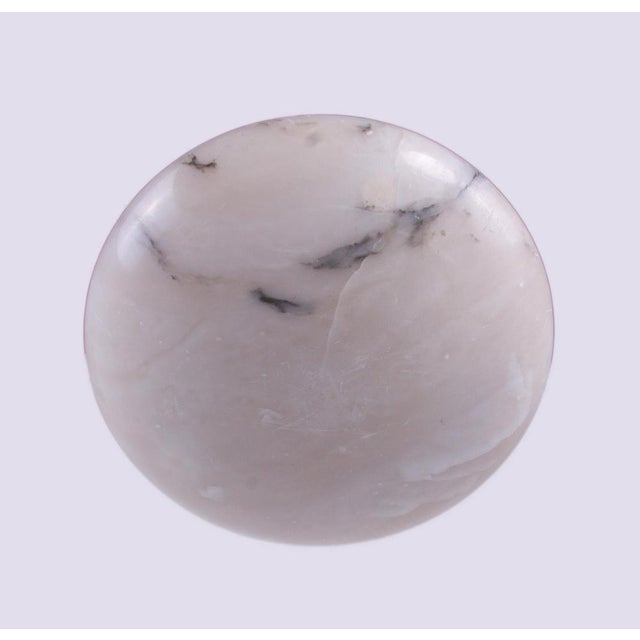 French Art Deco Ceiling Light in Carved Alabaster, 1920s For Sale - Image 4 of 13