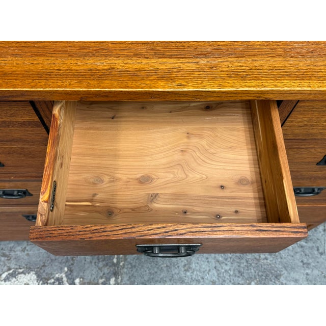 Kimball Home Mission Viejo Double Mule Chest, Model 71-321 For Sale - Image 9 of 12