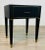 Black Bungalow 5 Modern Black Leather Hunter Side Table For Sale - Image 8 of 8