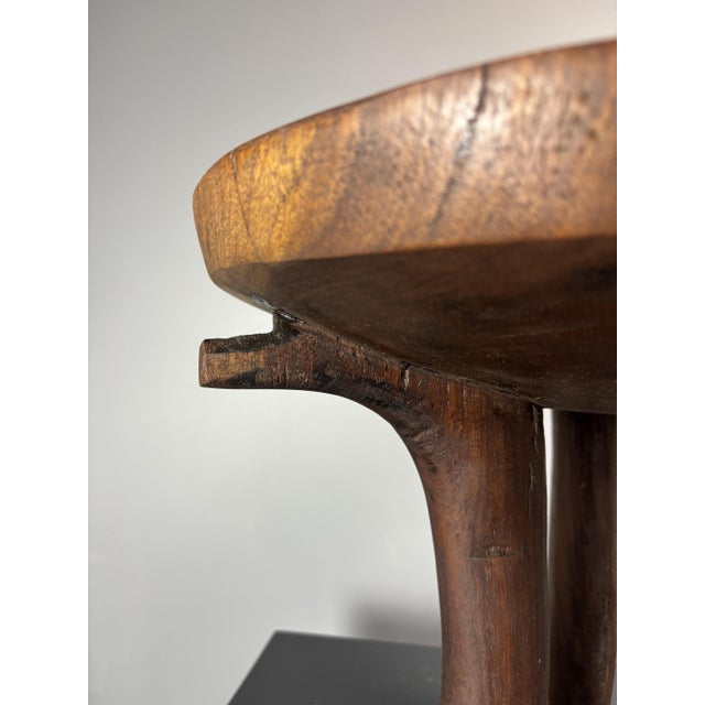 Mid-Century African Tribal Jimma or Oromo Tripod Stool Side Table, 1960s For Sale - Image 13 of 18