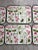 Farmhouse Floral Fabric Placemats Set of 6 For Sale - Image 3 of 13