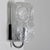 Clear Chrome Glass Wall Light by Helena Tynell for Limburg, 1960 For Sale - Image 8 of 18